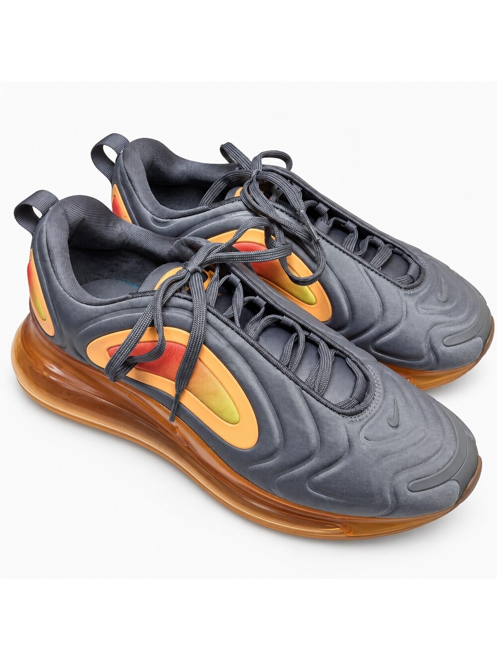 Nike Air Max 720 Gray Orange Sneakers Men's US 11